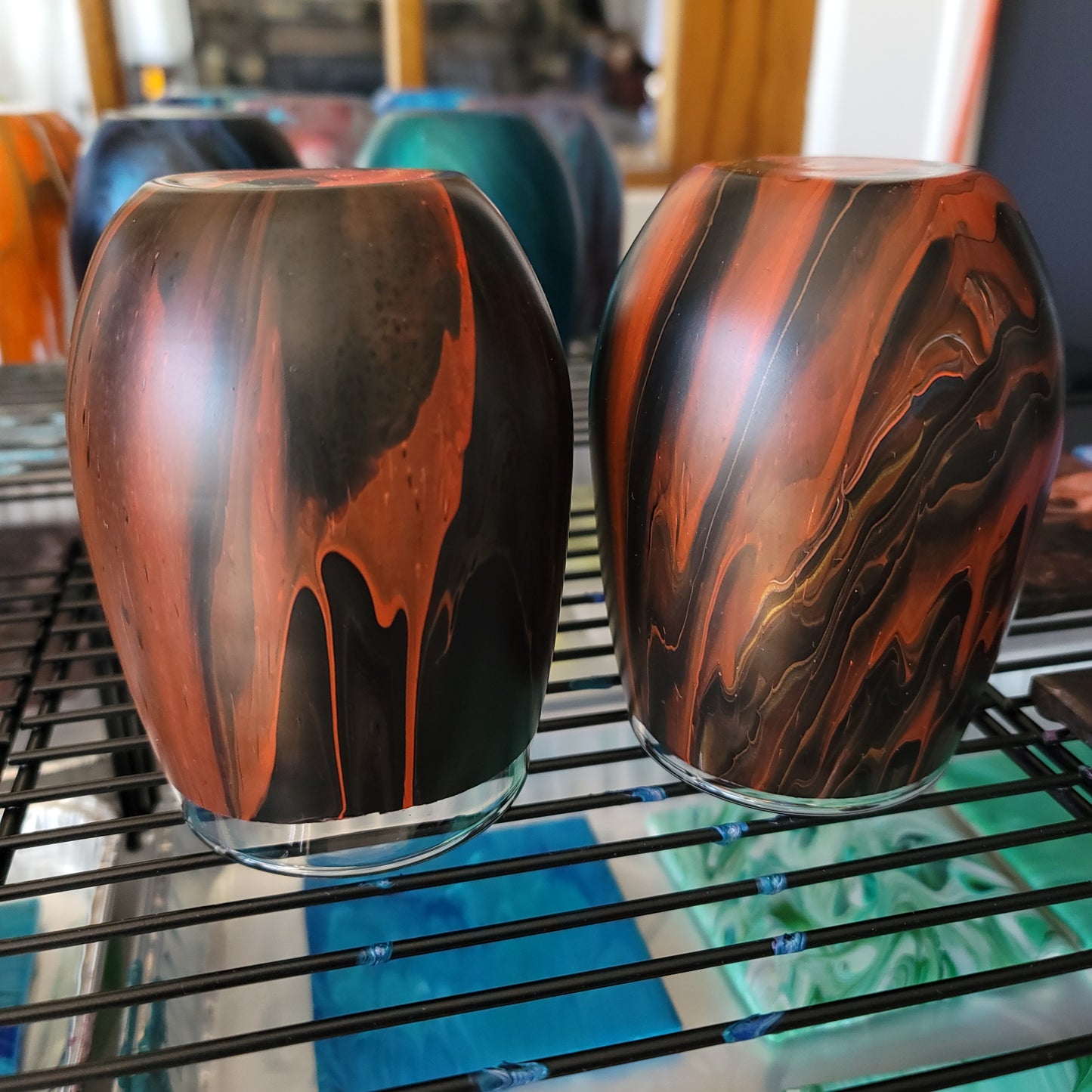 Coasters for Toasters: Paint Pour Class - May 23rd @6pm