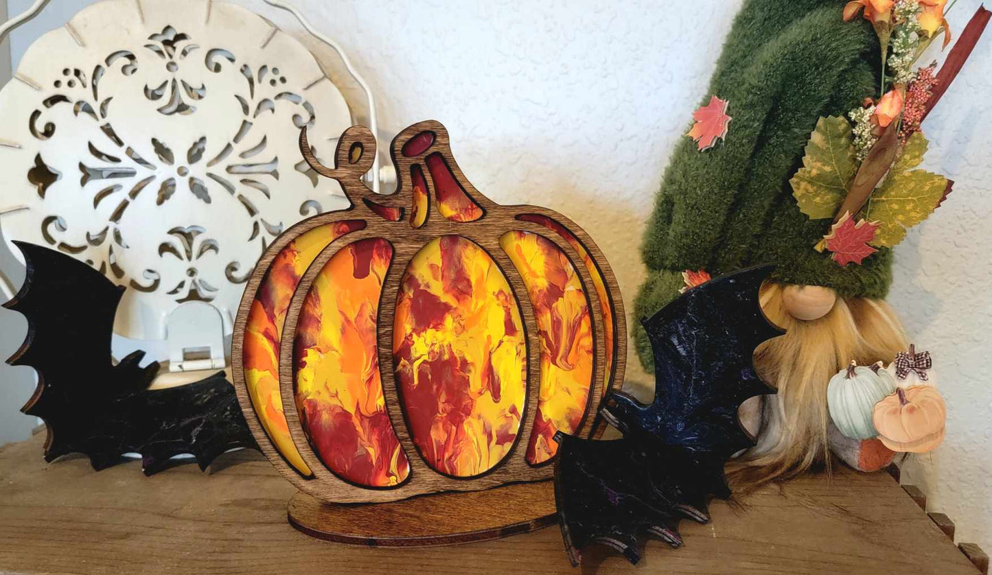Pumpkin Paint Pour