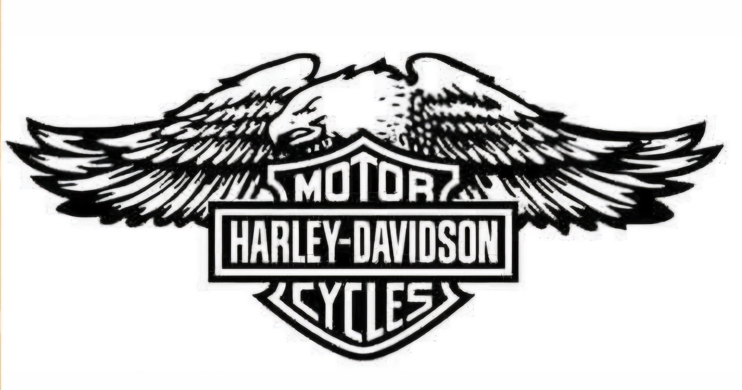 Motorcycle with Eagle