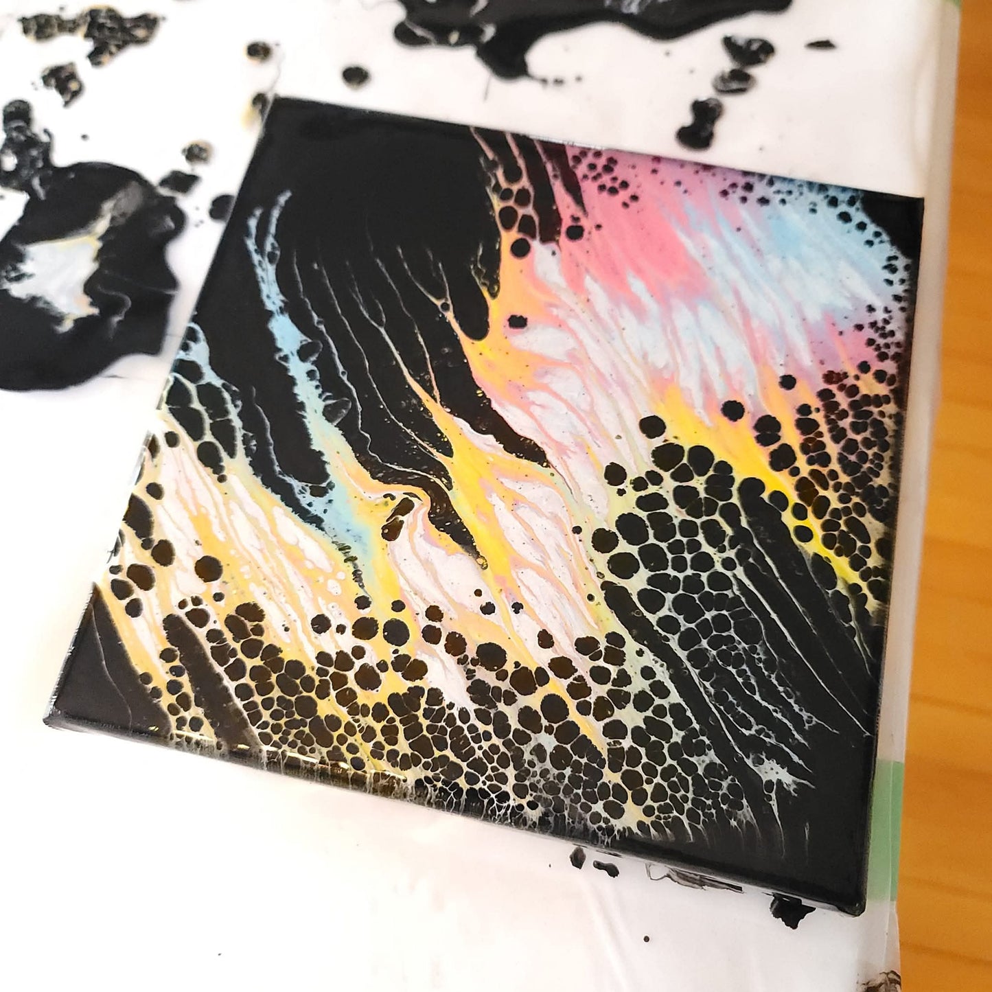 Canvas Paint Pour