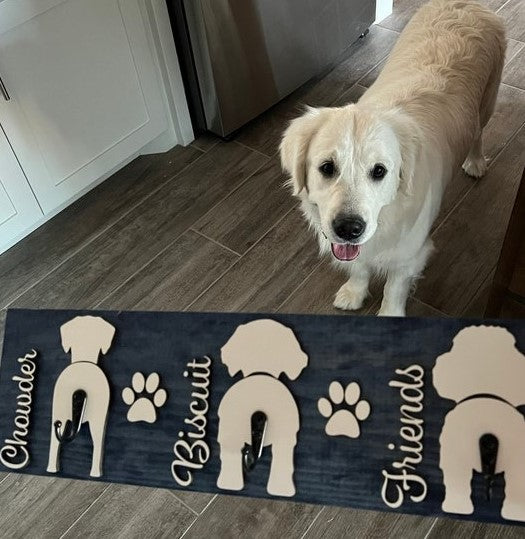 Silhouette Leash Hooks