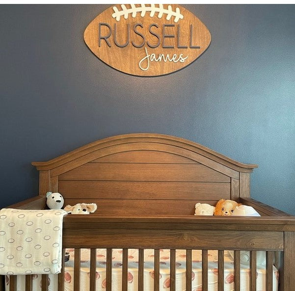 Football Name Sign