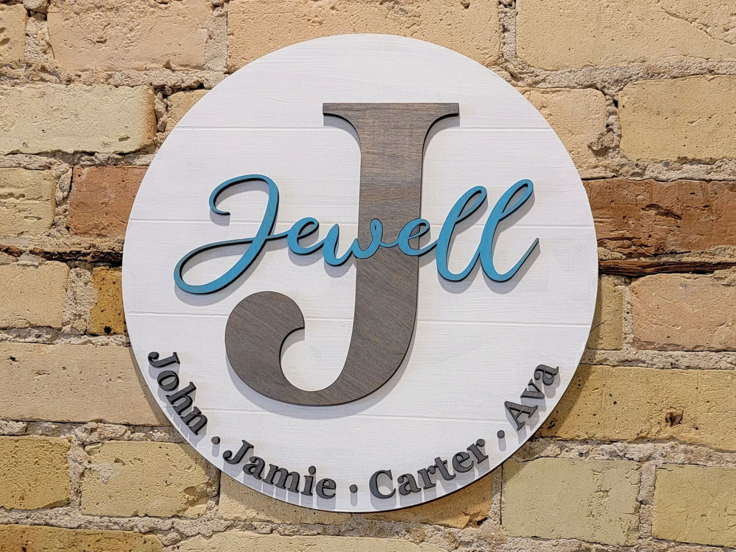 Family Round Sign