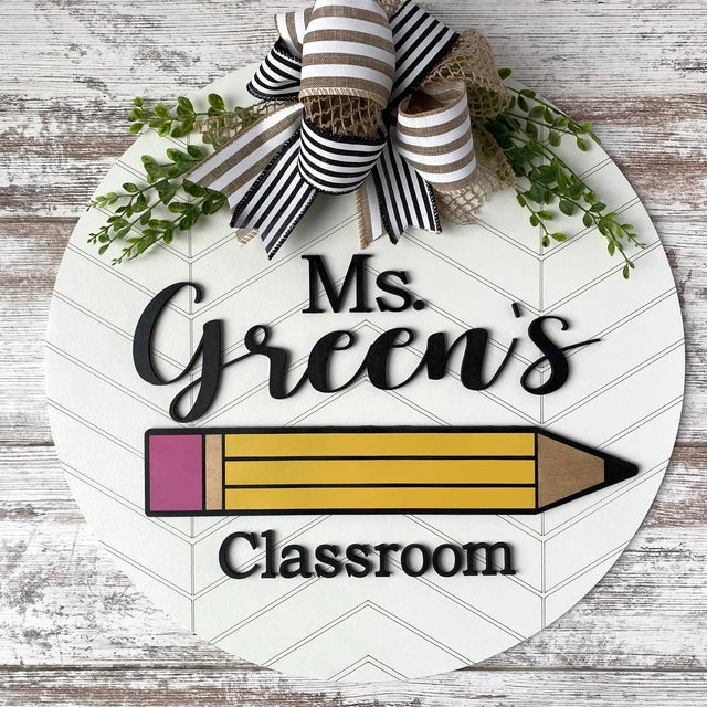 Teacher Name Sign
