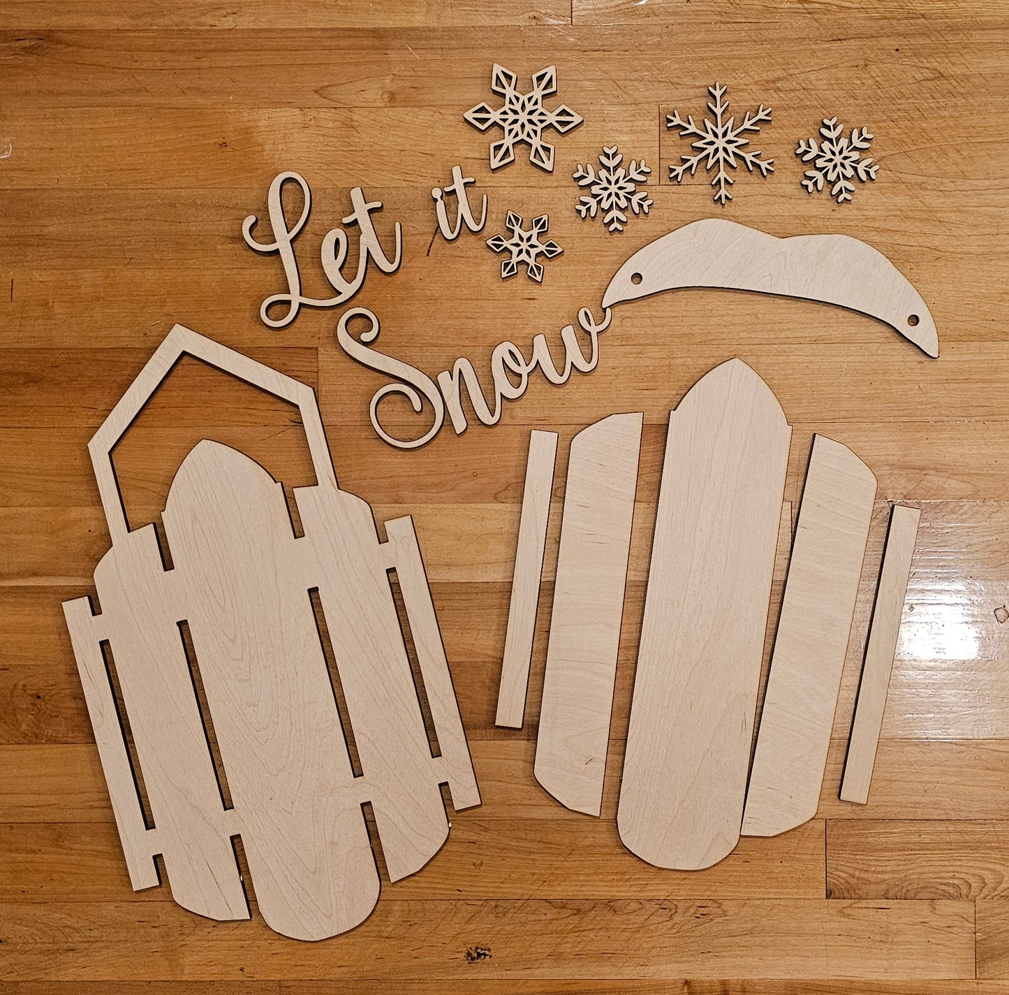 Let it Snow Sled