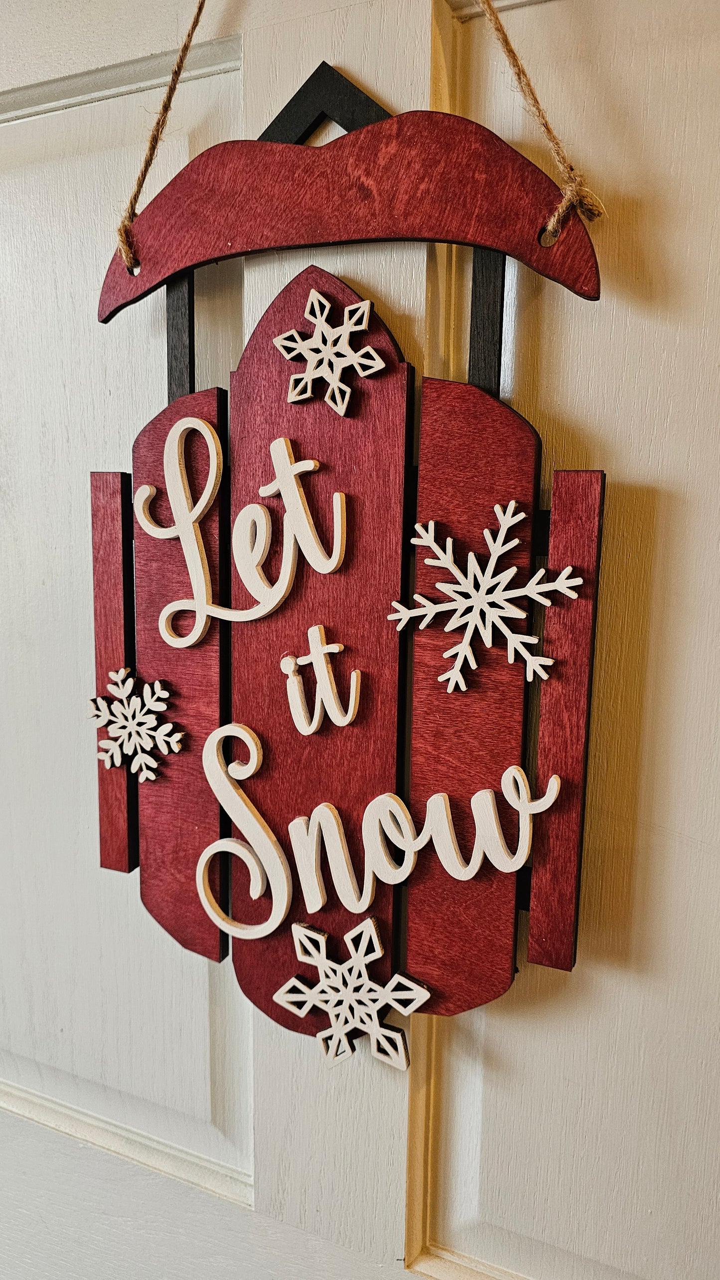 Let it Snow Sled