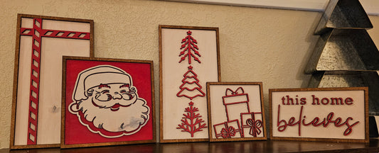 Christmas Mantle Set