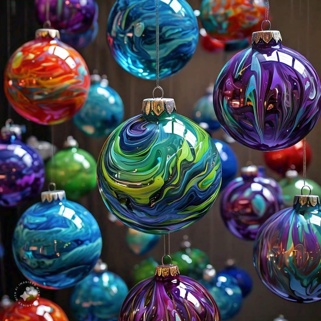 Paint Pour Ornaments: November 30th, 1pm-3pm