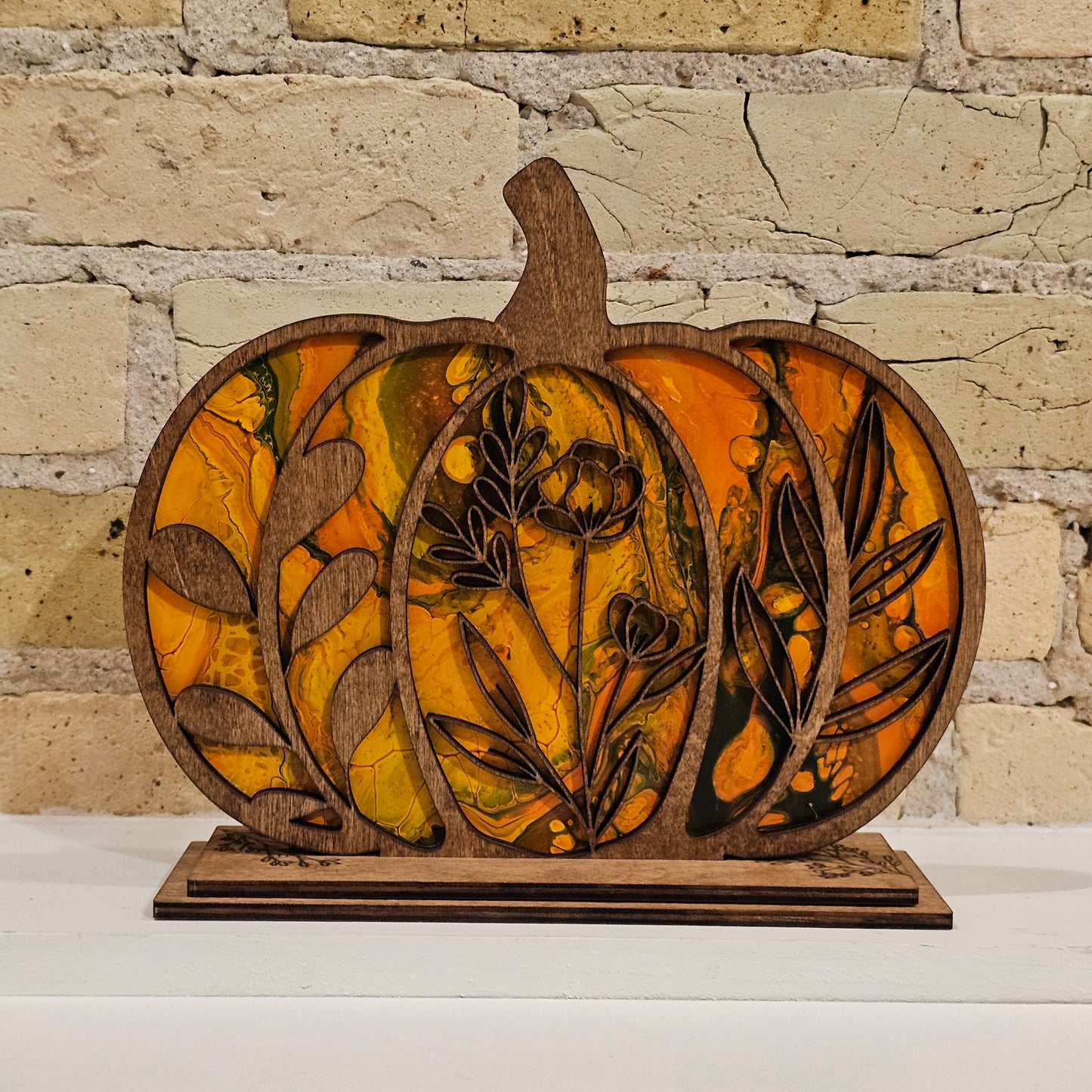 Pumpkin Paint Pour Class