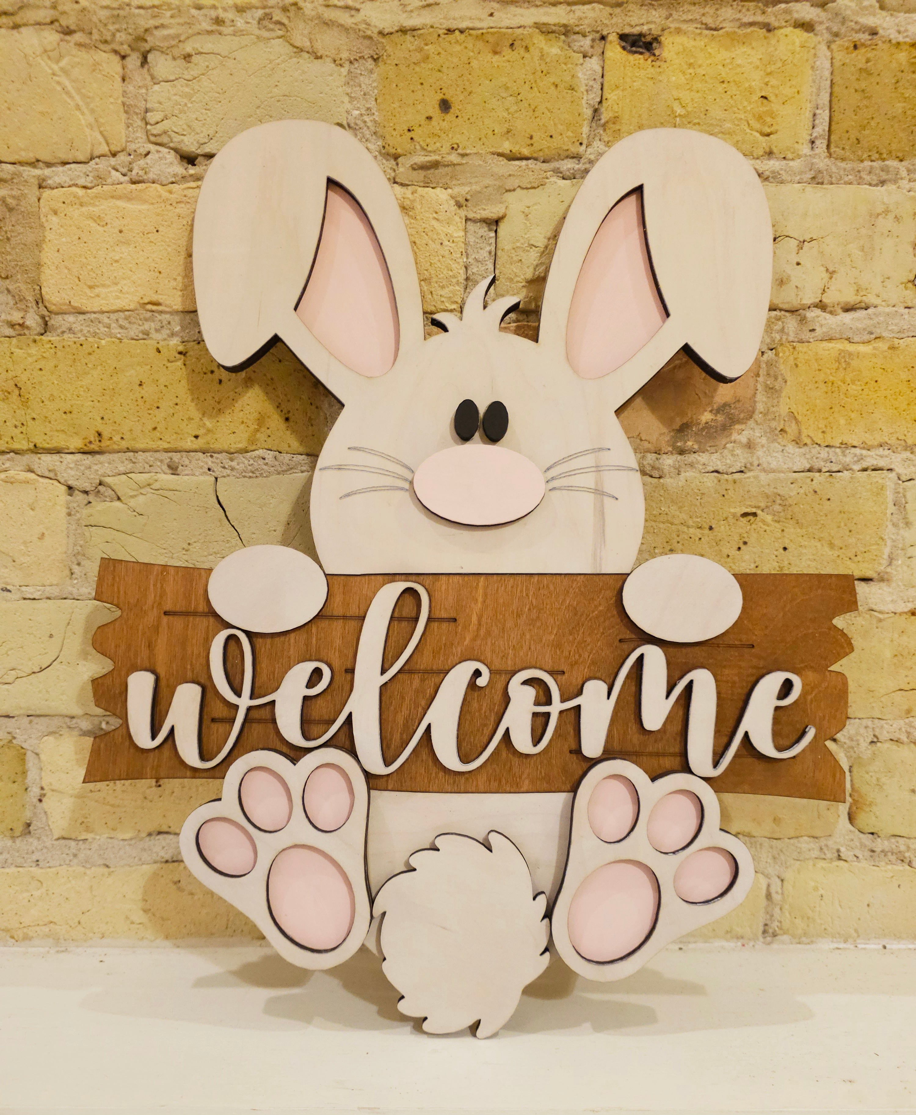 Bunny Sign Store Welcome Bunny – Sign Vault