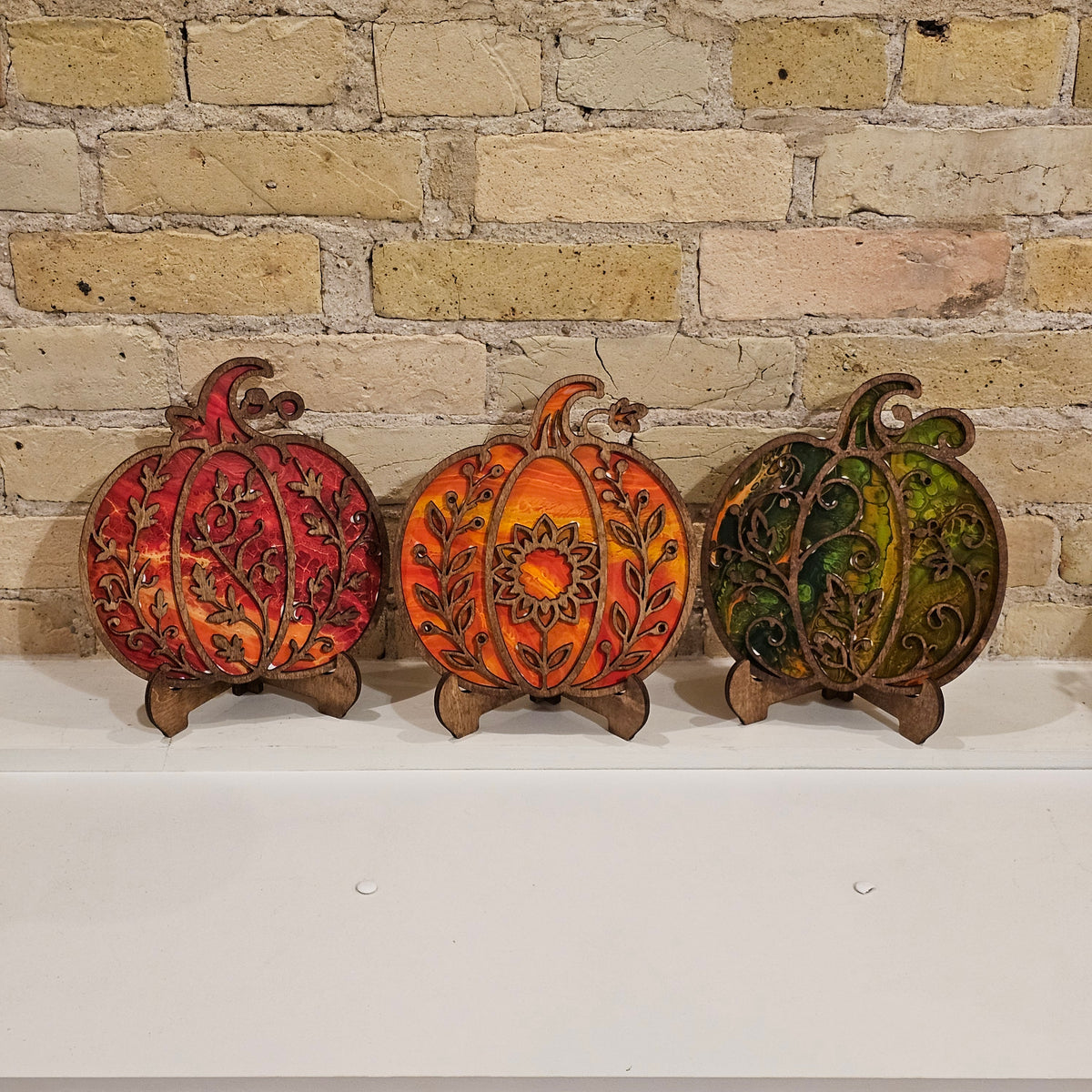 Pumpkin Paint Pour Class