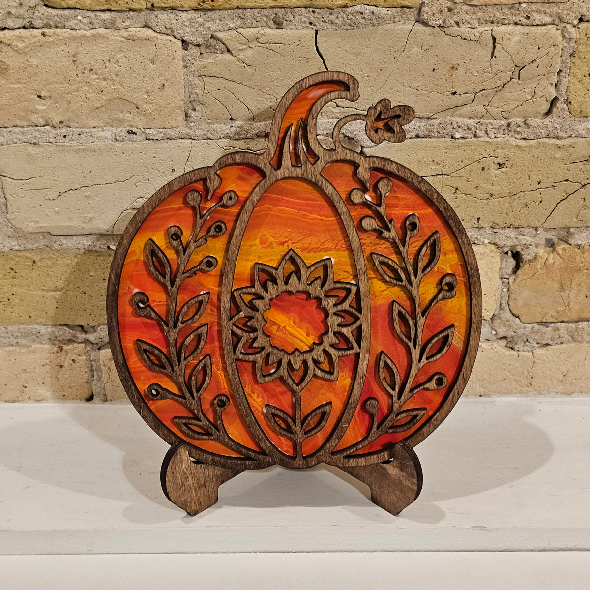 Pumpkin Paint Pour Class